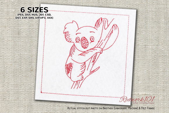Baby Koala: A Practical Embroidery Design for Modern Creators