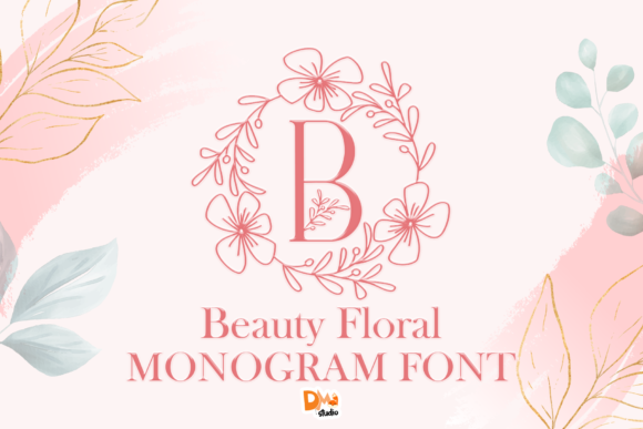 Beauty Floral Monogram: Elevate Your Designs