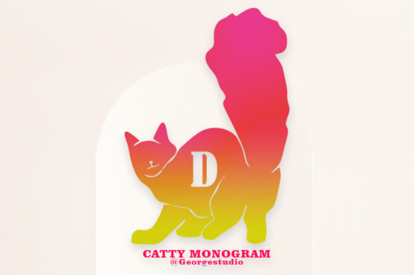 Bringing Feline Charm to Your Designs with Catty Monogram