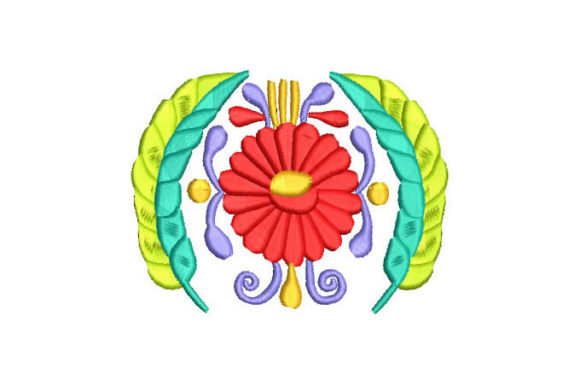 Bringing Life to Your Fabric with a Colorful Flower Crown Embroidery Design