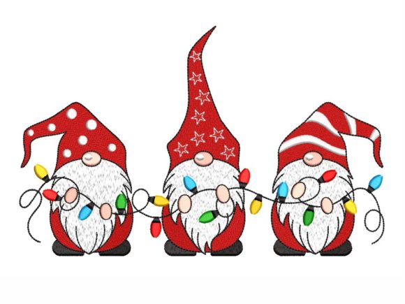Christmas Gnomes: The Sweetest Accent for Your Embroidery Projects