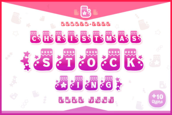 Christmas Stocking: A Festive and Joyful Decorative Font for Your Holiday Designs