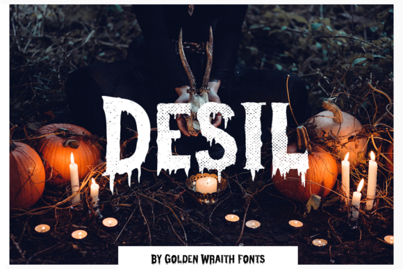 Desil: Strategic Application of a Frightening Halloween Decorative Font