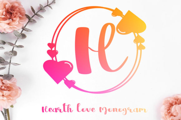 Evaluating Hearth Love Monogram for Romantic Design Projects