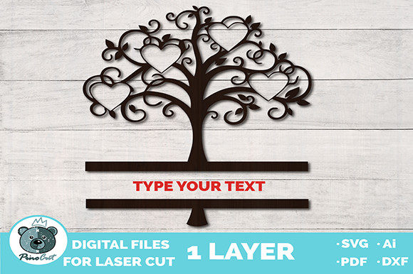 Family Tree 4 Members: A Custom CNC Plywood Project for Modern Families