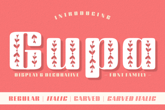 Gupa: The Decorative Font That Turns Everyday Designs into Art