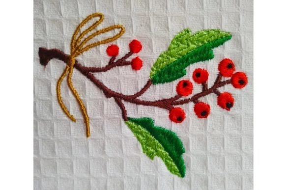 Holly: The Perfect Embroidery Solution for Festive Fabric Transformations