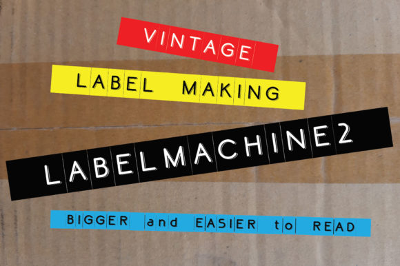 Labelmachine2: The Modern Decorative Font for Bold Creations