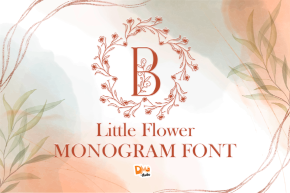 Little Flower Monogram: A Delicate Touch for Your Designs