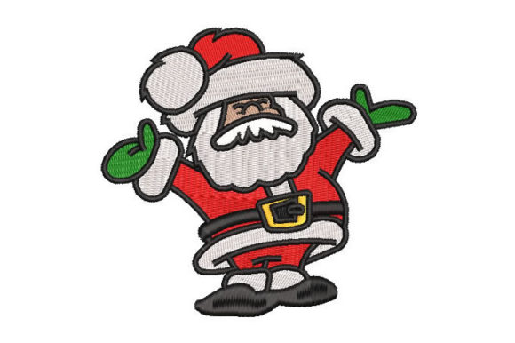 Merry Santa Claus Embroidery for Festive Creations