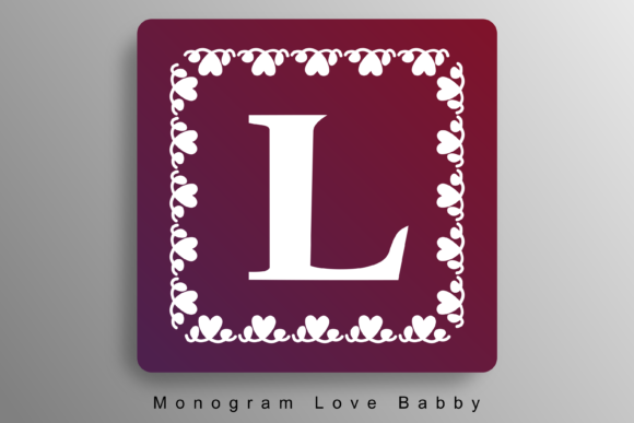 Monogram Love Baby: A Detailed Look at a Decorative Font for High-Impact Design