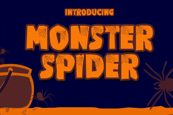 Monster Spider: The Ultimate Halloween Font for Creative Projects