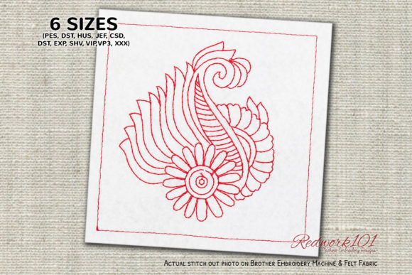 Paisley Mehandi Embroidery for Home & Fashion