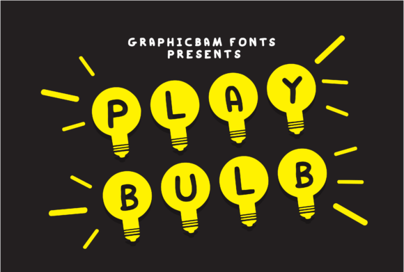 Play Bulb: The Creative Font That Lights Up Your Design Ideas