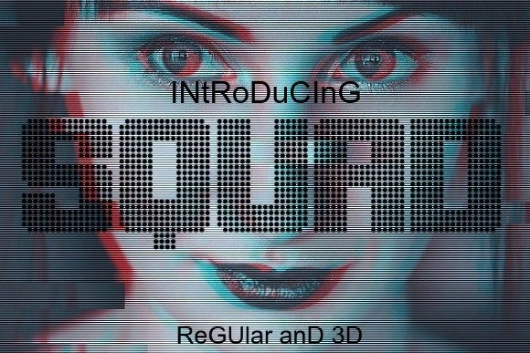 Squad: The Futuristic Decorative Font Redefining Visual Identity