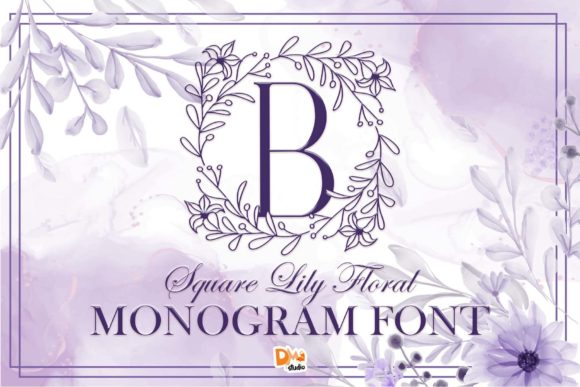 Square Lily Floral Monogram: Elevating Your Personal and Professional Designs