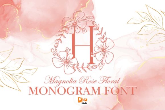 Strategic Implementation of the Magnolia Rose Floral Monogram in Professional and Creative Projects