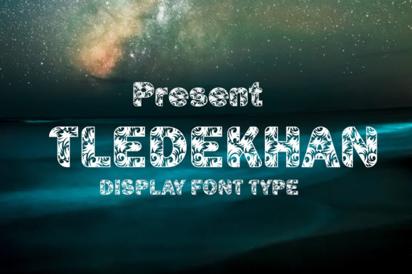 Tledekhan: A Bold Decorative Font with Unique Character